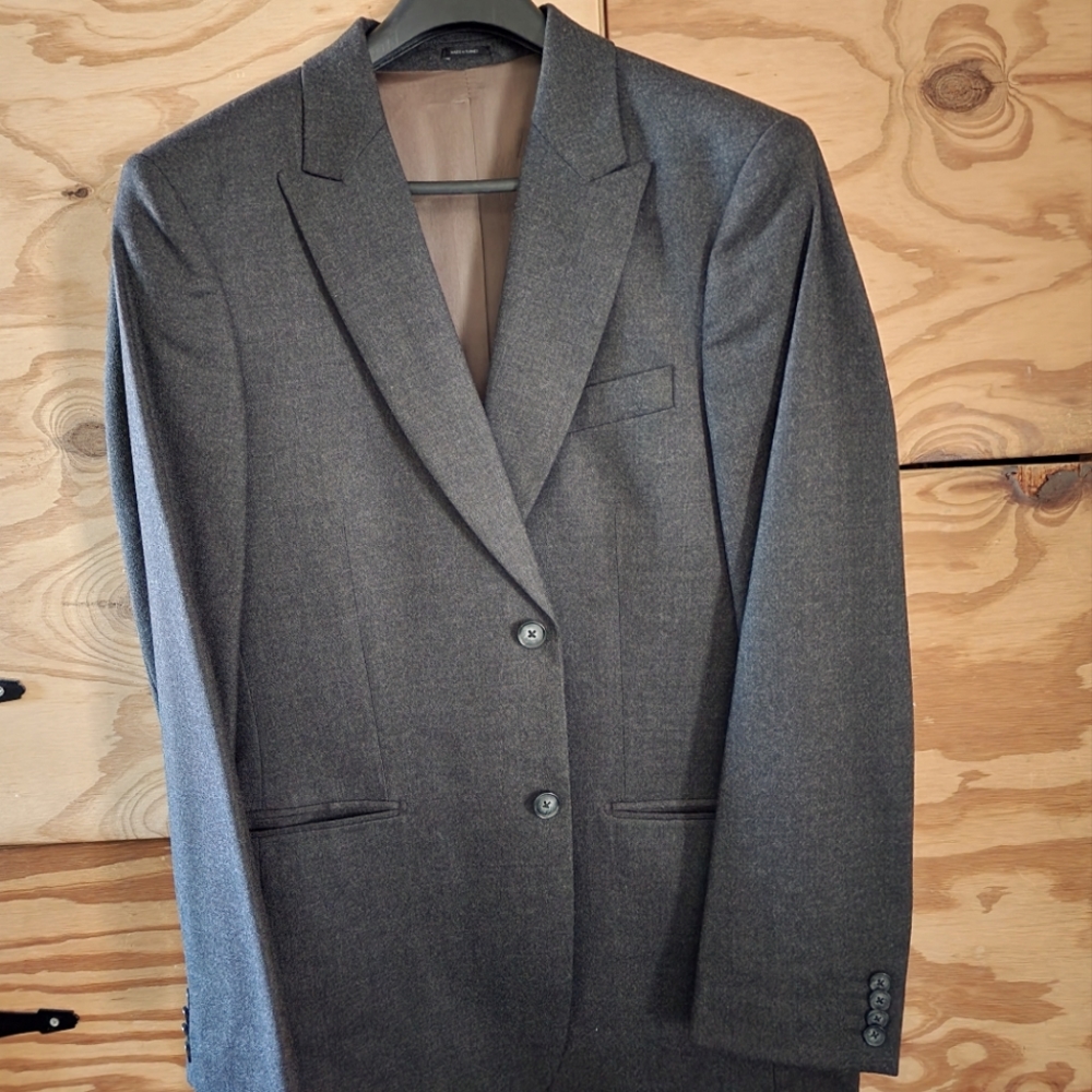 EXPRESS Mens Wool 2-piece suit